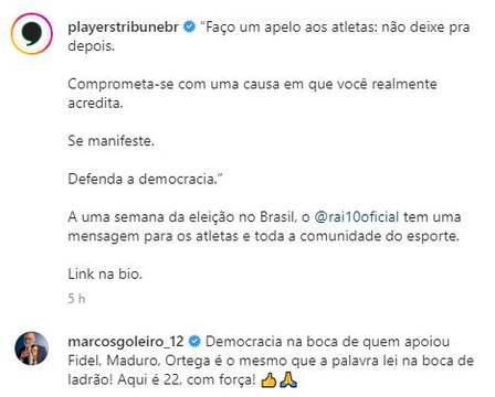 Elei Es Veja Quais Personalidades Do Esporte Apoiam Lula Ou