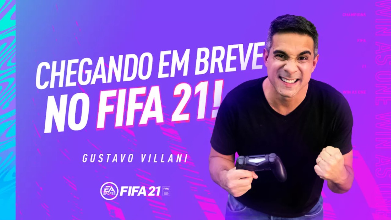 Gustavo Villani é o novo narrador do FIFA 21 - Divulgação