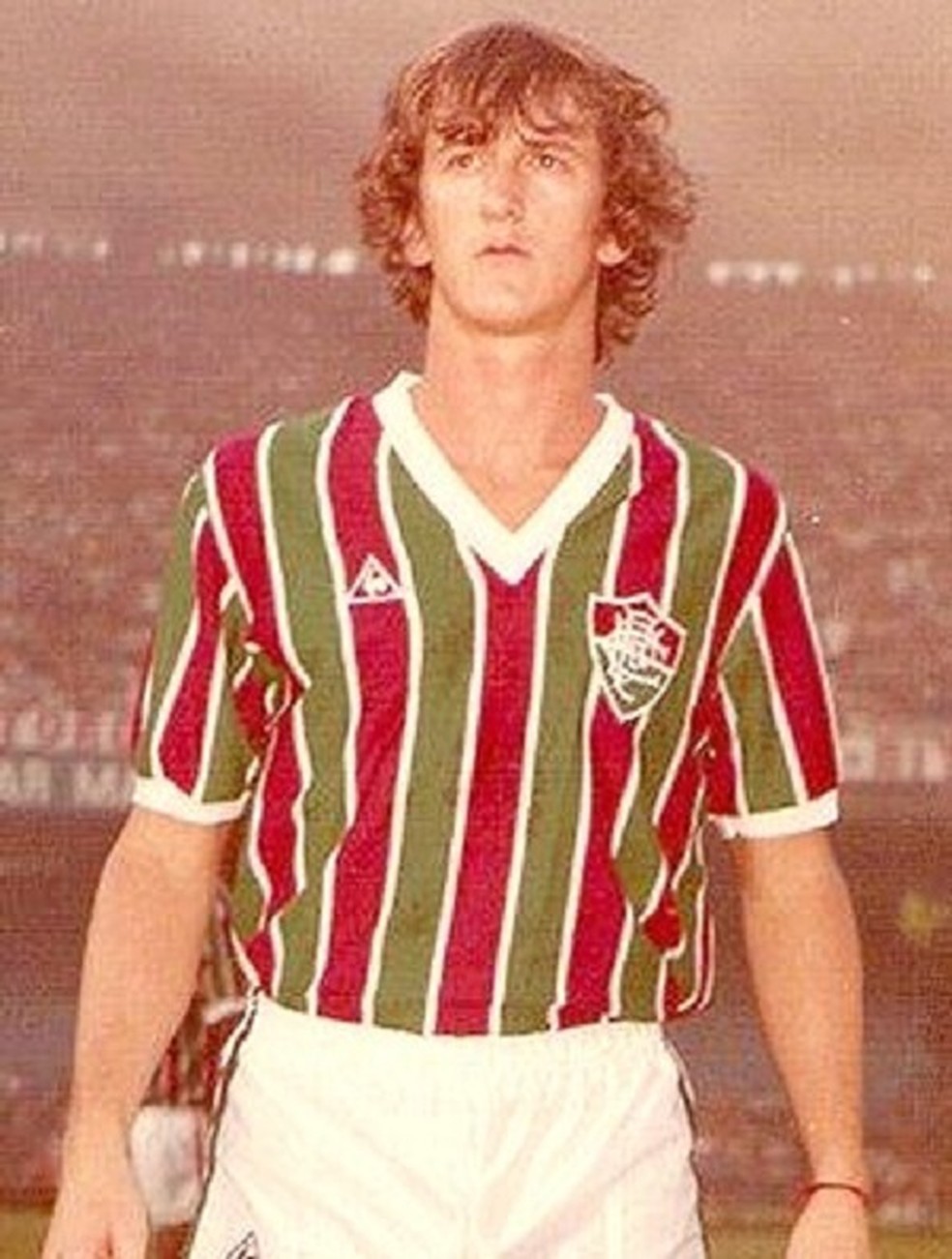 René com a camisa do Fluminense: o gaúcho de Roque Gonzalez virou carioca - Reprodução