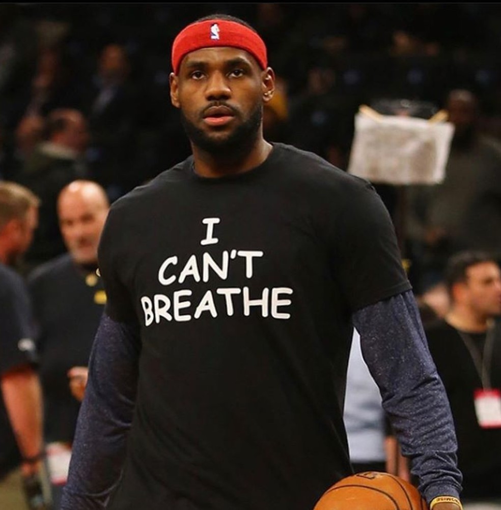 LeBron James é um dos líderes do movimento antirracista na NBA - Reprodução