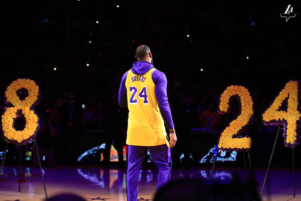 LeBron James fez discurso emocionado para celebrar Kobe - Divulgação