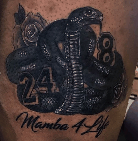 LeBron James fez uma tatuagem em homenagem ao amigo Kobe Bryant - Reprodução