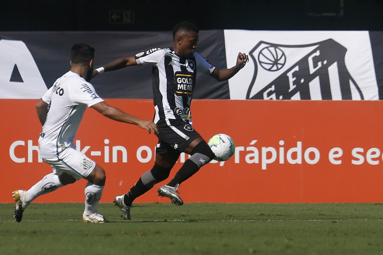 Kelvin em ação pelo Botafogo: atacante fez apenas cinco jogos pelo clube - Vitor Silva/Botafogo