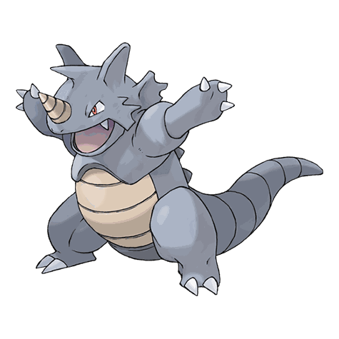 Rhydon, primeiro Pokémon desenhado por Satoshi Tajiri - Reprodução/Pokémon Company