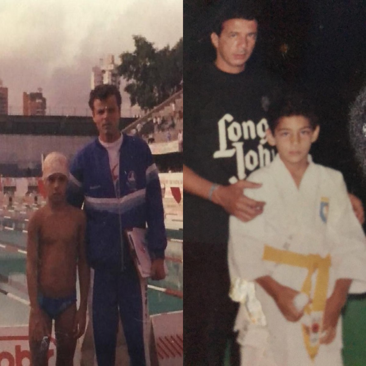 Antes do futebol, Diego Souza fez natação e judô na adolescência - Arquivo Pessoal