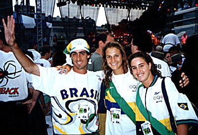 Fernando Meligeni nas Olimpíadas de 96 - Arquivo pessoal 