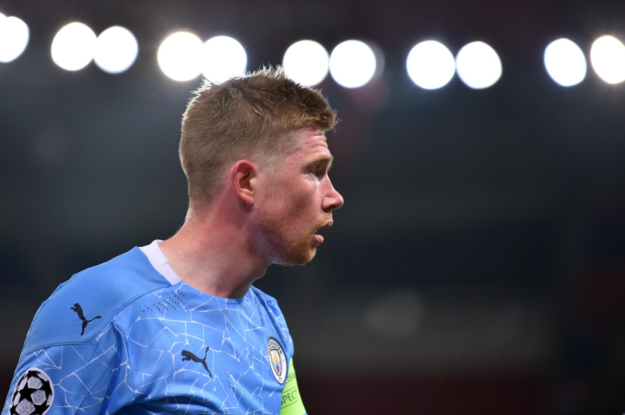 Kevin de Bruyne aos 29 anos, em ação pelo Manchester City  - Getty Images