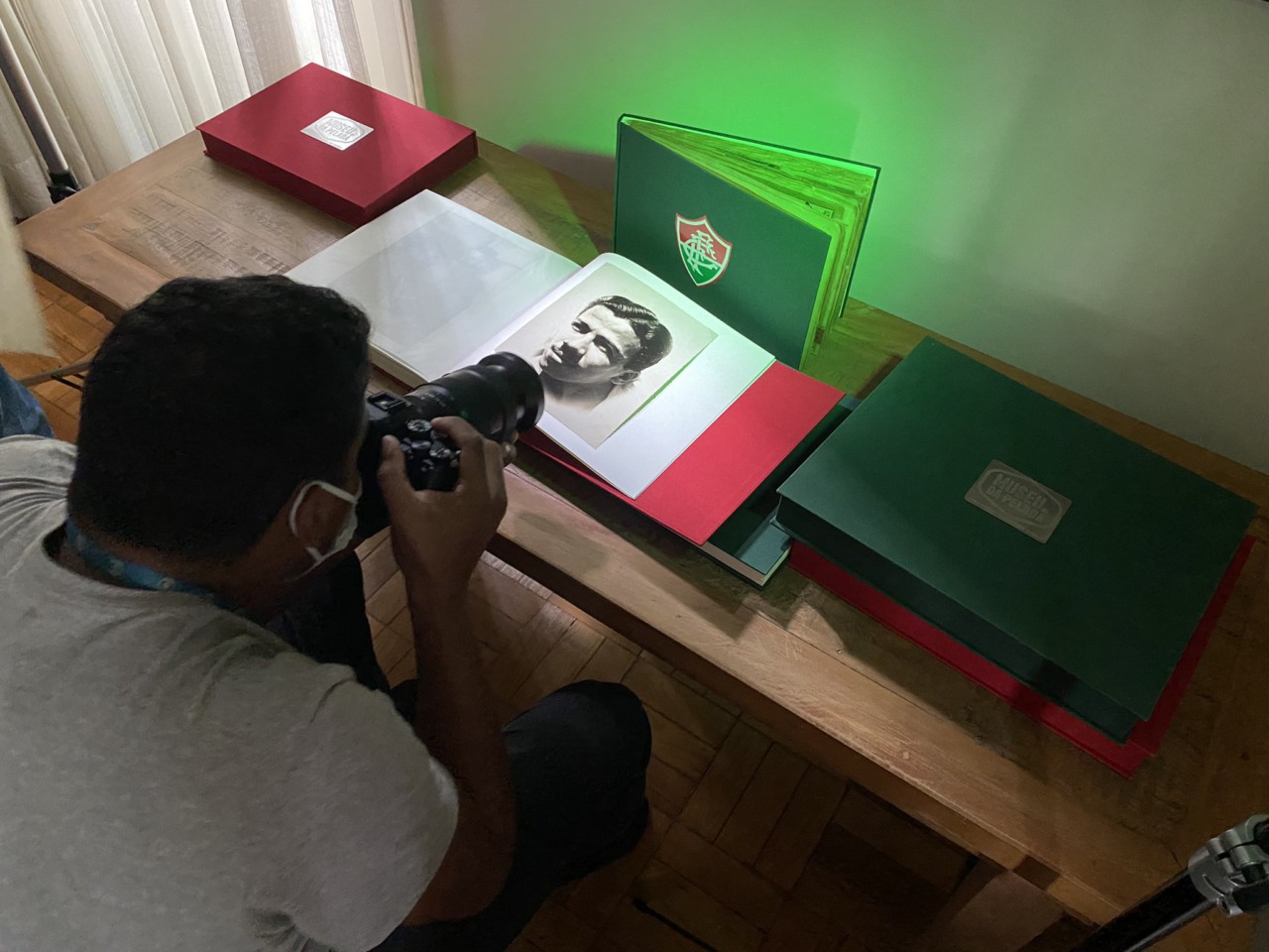 Fotos do acervo da família foram restauradas e serão doadas ao Fluminense - Edgard Maciel de Sá