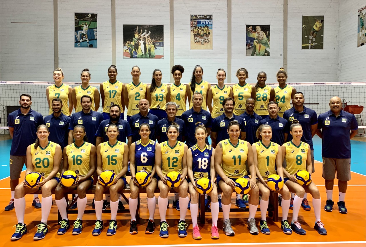 Seleção brasileira feminina de vôlei - Divulgação