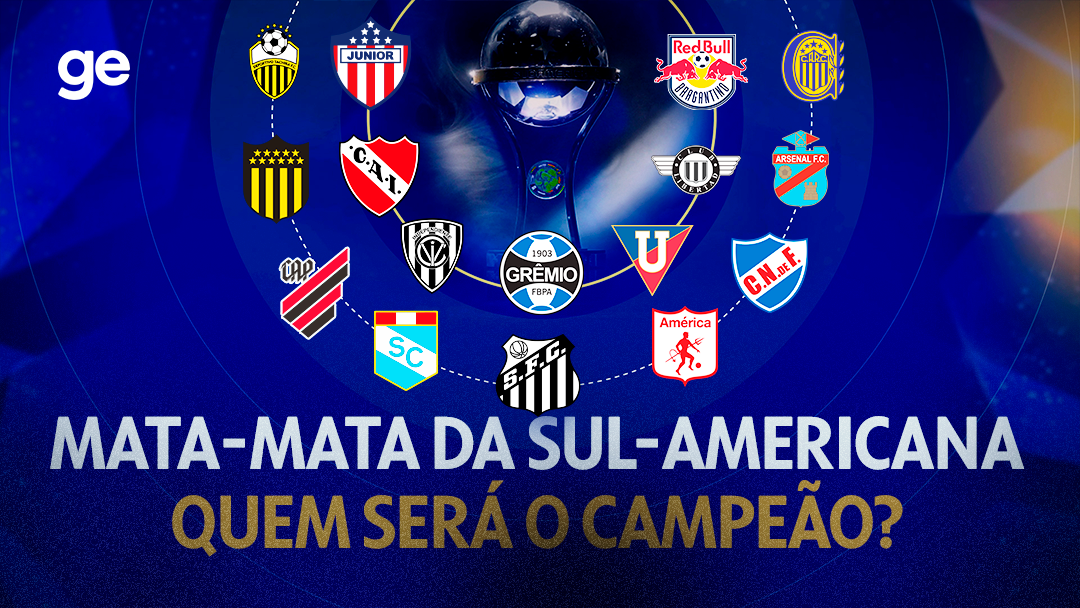 O mata-mata da Copa Sul-Americana de 2021, com 4 brasileiros e