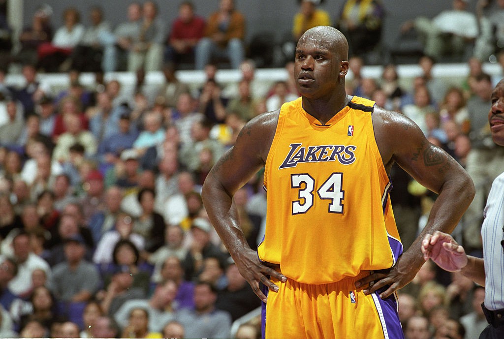 Shaquille O'Neal em ação pelo Los Angeles Lakers - Matt A. Brown/Icon Sportswire via Getty Images