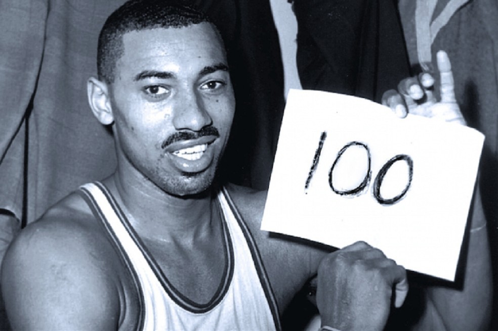 Wilt Chamberlein anotou 100 pontos em um único jogo - Divulgação