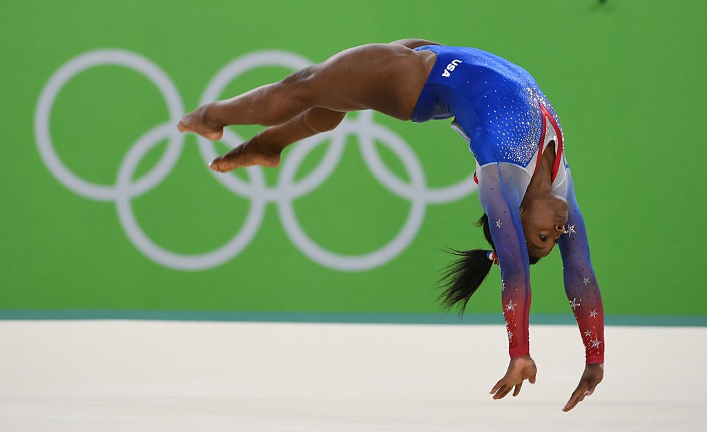 Simone Biles nas Olimpíadas do Rio, em 2016 - Jonathan Newton / The Washington Post via Getty Images