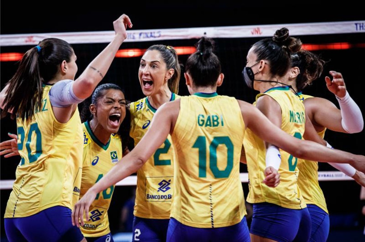 Seleção de vôlei feminina do Brasil - Divulgação/FIVB