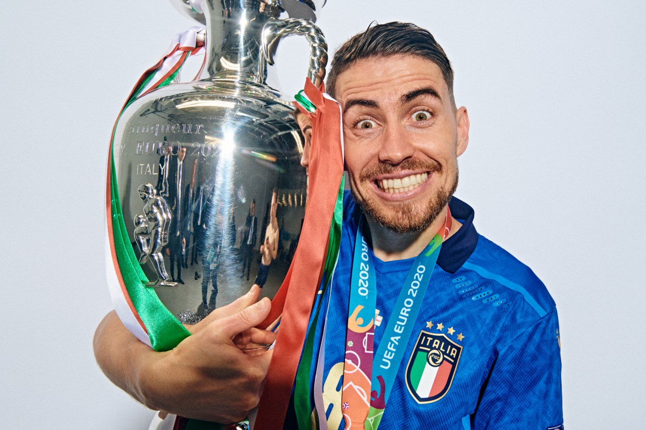 Nascido em Imbituba, Santa Catarina, Jorginho se naturalizou italiano e foi campeão da Eurocopa-2020 - Getty Images