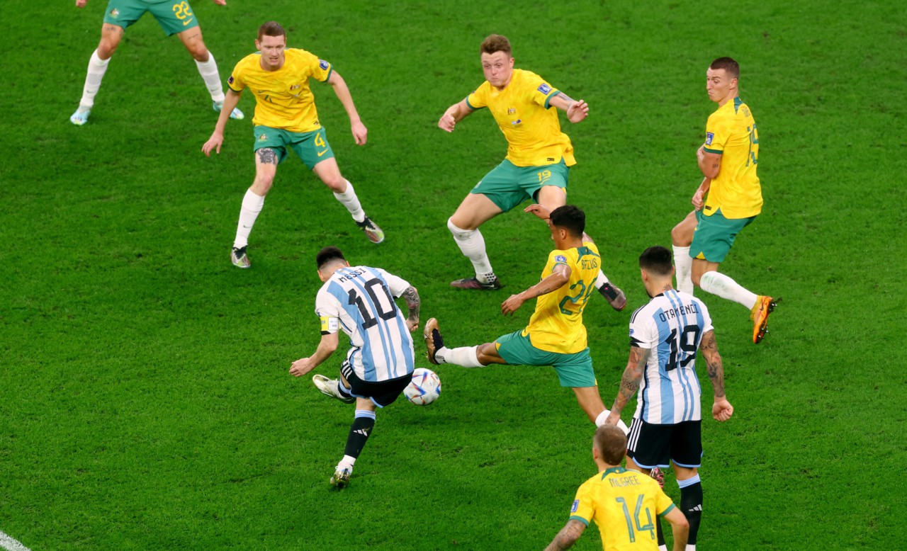 Argentina 2 x 1 Austrália - REUTERS/Paul Childs
