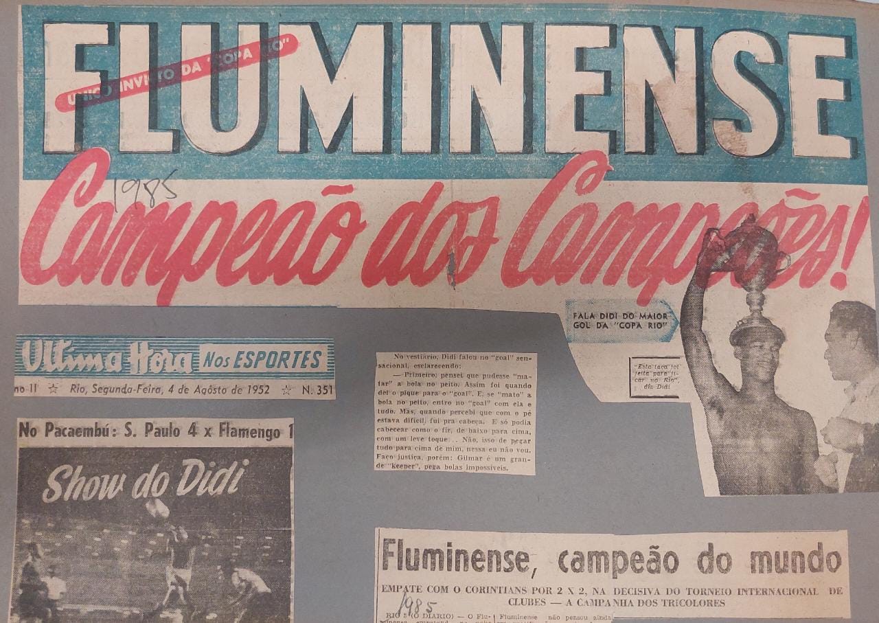 Fluminense Football Club - Uma campanha invicta e um título enorme como o  Fluzão: o Mundial de 1952 é nosso. Foi para os jornais. Entrou para a  história. #Flu115Anos