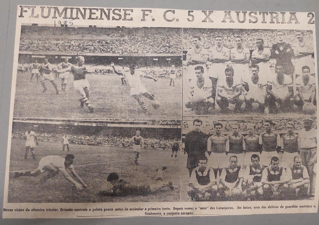 Fluminense Campeão Mundial - Copa Rio 1952 - Postal - 01 - Resumo, PDF, Clubes esportivos