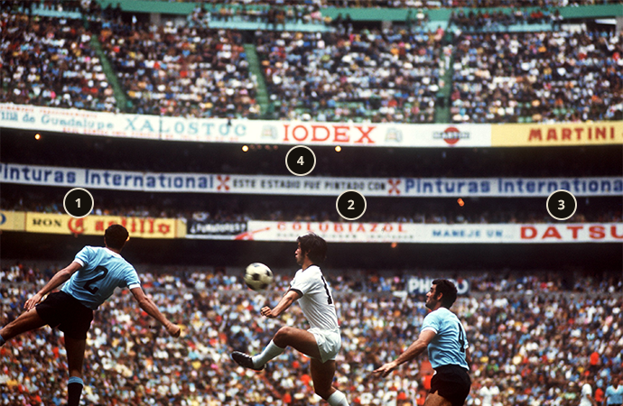 Publicidade na Copa do Mundo de 1970