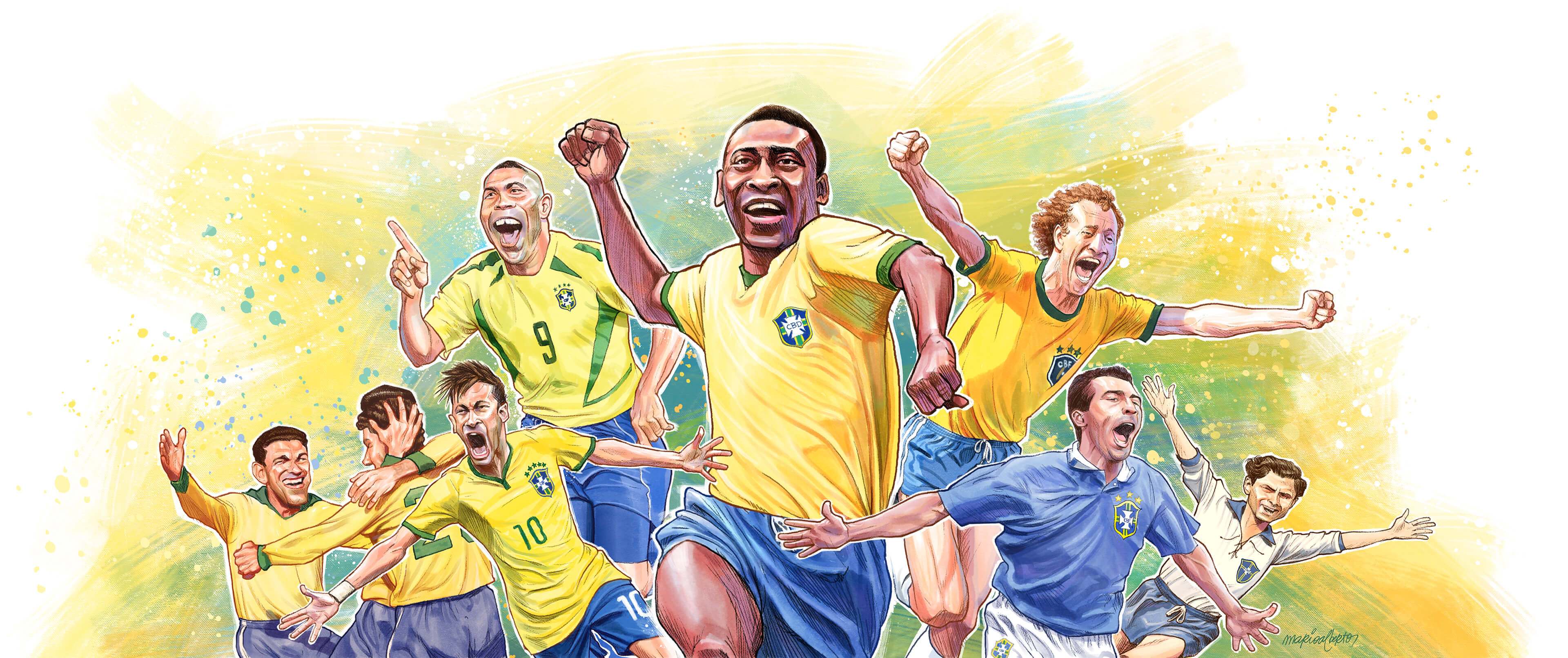Quem marcou 100 gols no Brasil na Copa do Mundo?