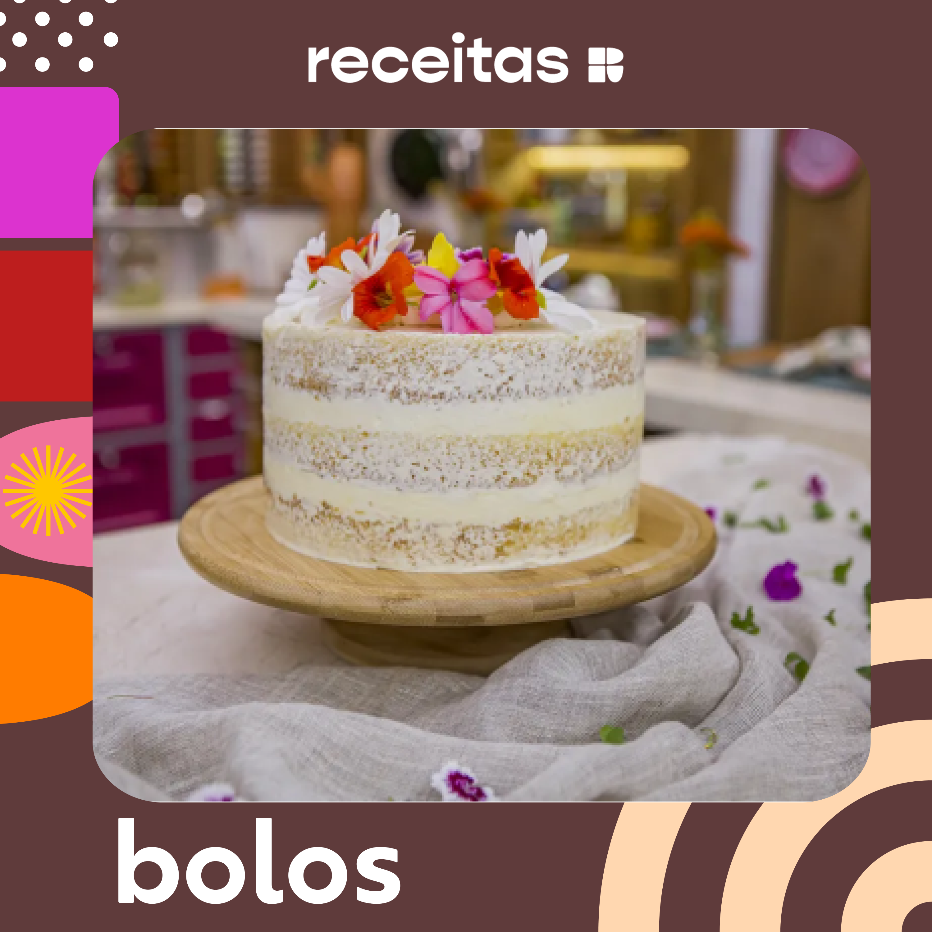 Bolo de aniversário do 'É de Casa', É de Casa