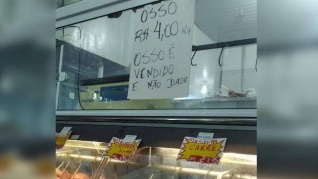 Ossos de boi são vendido por R$ 4 o quilo, em Santa Catarina