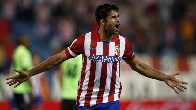 Diego Costa vive boa fase e virou o principal atacante do Atlético de Madri depois da saída de Falcao García