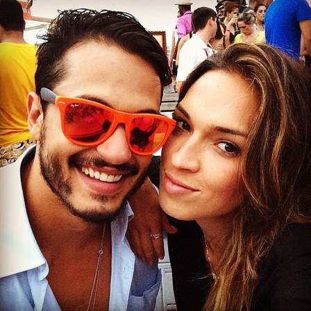 Raphael Viana e Talitha Morete namoraram em 2014