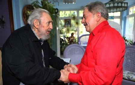 Fidel e Lula, em janeiro de 2013, um ano antes deste registro