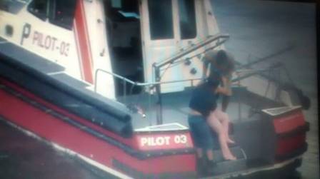 Marina é resgatada após acidente na Ponte Rio-Niterói