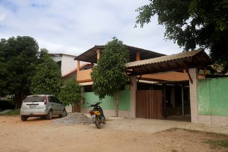 Fachada da casa do fazendeiro Paulo Girão, em São Fidélis