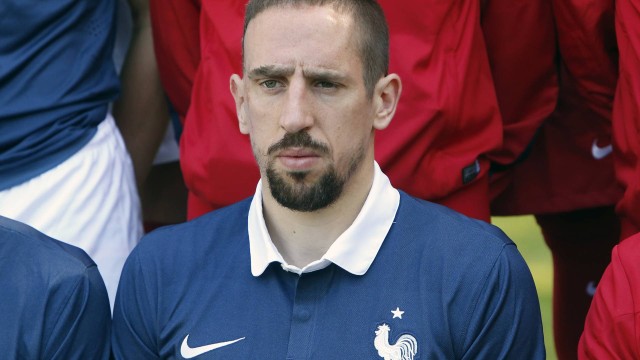 Ribéry fez a foto oficial para a Copa