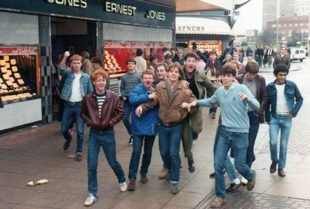 Hooligans do Portsmouth na década de 80