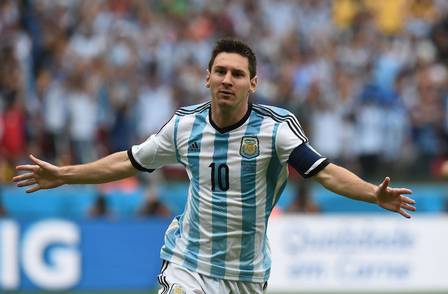 Messi vem brilhando pela Argentina