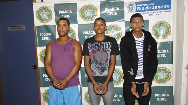 Vagno, Alcemir e Bruno foram presos na madrugada desta quarta-feira