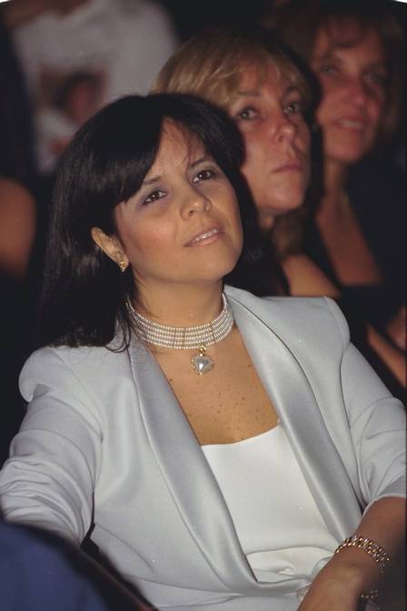 Maria Rita, esposa do cantor Roberto Carlos, em 1998: foto emocionou o cantor
