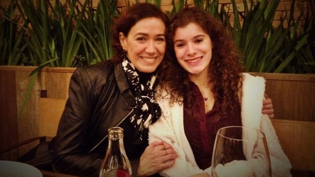 Lilia Cabral com a filha Giulia, de 17 anos