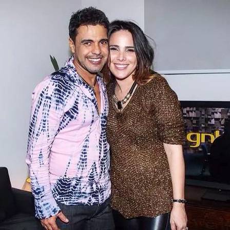 Zezé Di Camargo e Wanessa, no camarim show do cantor