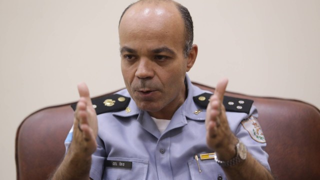 O coronel Íbis Silva é o comandante da Polícia Militar