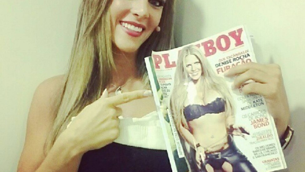 Furacão da CPI exibe sua capa da “Playboy”