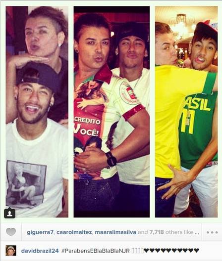 O promoter David Brazil, amigo de Neymar, deixou sua mensagem ao craque