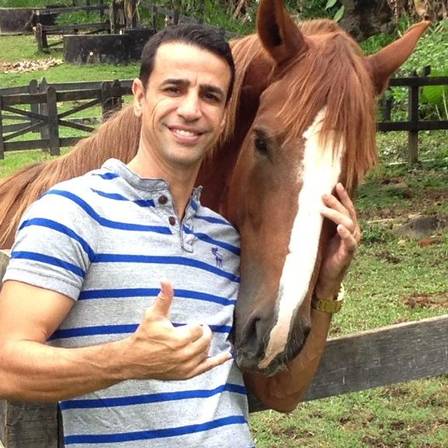 Marcos Lúcio tem paixão por cavalos