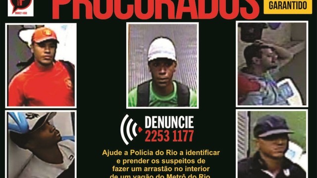 Disque-Denúncia já recebeu seis informações sobre o paradeiro dos suspeitos