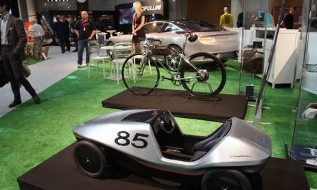 Fuoriserie Micro-Bolide: o carrinho a pedal da Pininfarina também está na exposição Bike Like