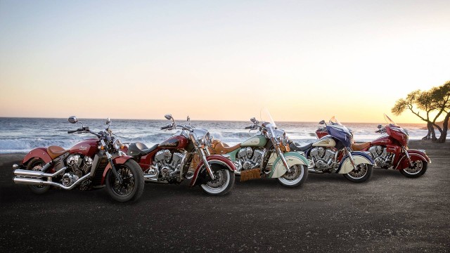 Linha 2015 das motocicletas Indian