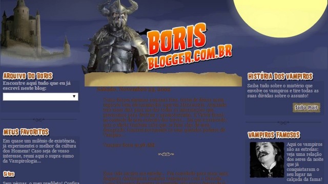 Blog do Boris foi o primeiro a ser hospedado no Blogger