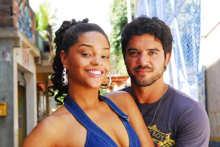Juliana com o ex-namorado, o ator Guilherme Duarte