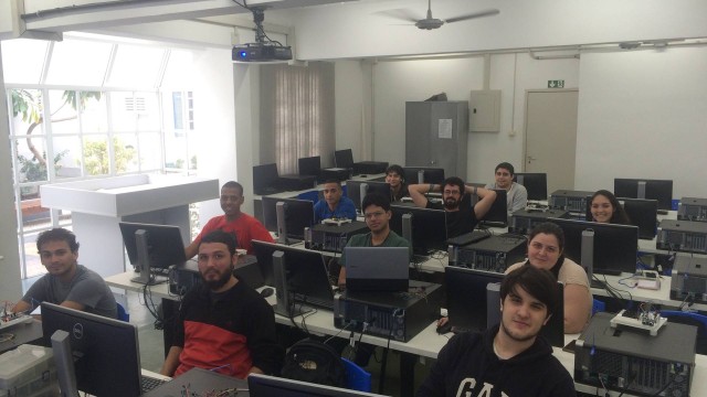 Sala de aula do curso de Ciência da Computação na Universidade Veiga de Almeida no Rio de Janeiro