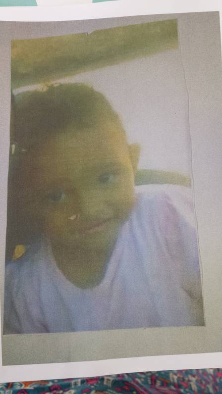 Gabrielle Correia, de 1 anos e três meses, morta por bala perdida em Cabo Frio, em fevereiro de 2014