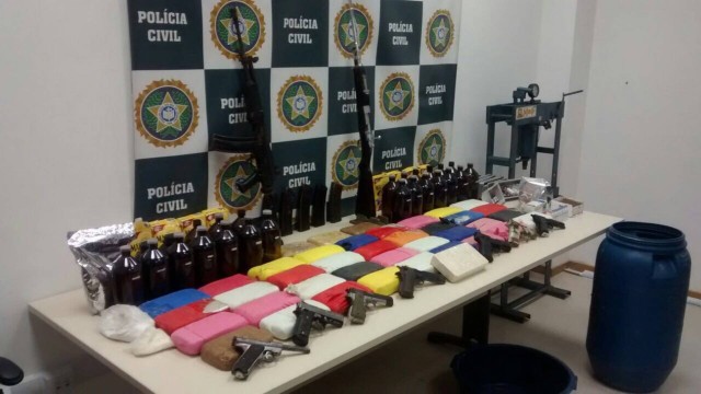 As drogas encontradas no local dariam um lucro de até R$ 1,5 milhão para os criminosos